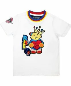 Elite Denim (kids White/red/blue T-shirt)