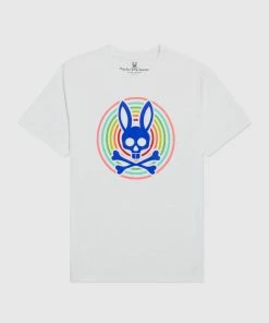 Psycho Bunny (white Mens Andrew T-shirt)
