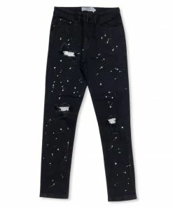 New Arrivals Dna Premium (black/white Crystal Handcrafted Jean)