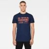 New Arrivals G-STAR (Blue/Orange RAW T-SHIRT)