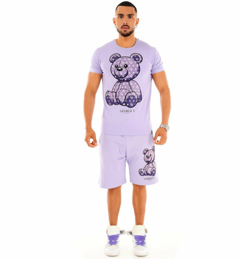 Avenue George (purple Teddy Bear Short Set) 3 Avenue George (purple Teddy Bear Short Set)