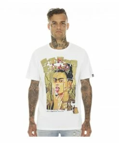 New Arrivals Cult Of Individuality (white Short Sleeve Crewneck Y-shirt)