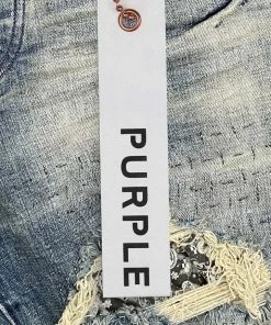 Purple Brand (blue Bandana Print Patch Jean)