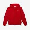 Lacoste (red Mens Sport Fleece Hoodie)