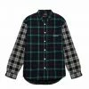 Purple Brand (green Quilted Plaid Long Sleeve T-shirt Jackets)