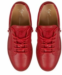 Giuseppe Zanotti (red Leather Low Top Sneakers) 7 Giuseppe Zanotti (red Leather Low Top Sneakers)