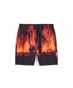 Purple Brand (black Fire Season Swim Short)