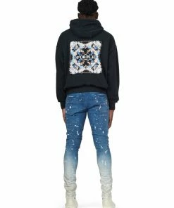 New Arrivals Purple Brand ( True Vine Wash Black Hoodie)