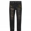 Purple Brand (grey Paint Distress Jean) New Arrivals