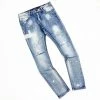 Damati Denim (light Blue Cut Wash Jeans)