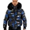 Avenue George (black/royal Blue Gv Puffer Jacket) 2 Avenue George (black/royal Blue Gv Puffer Jacket)