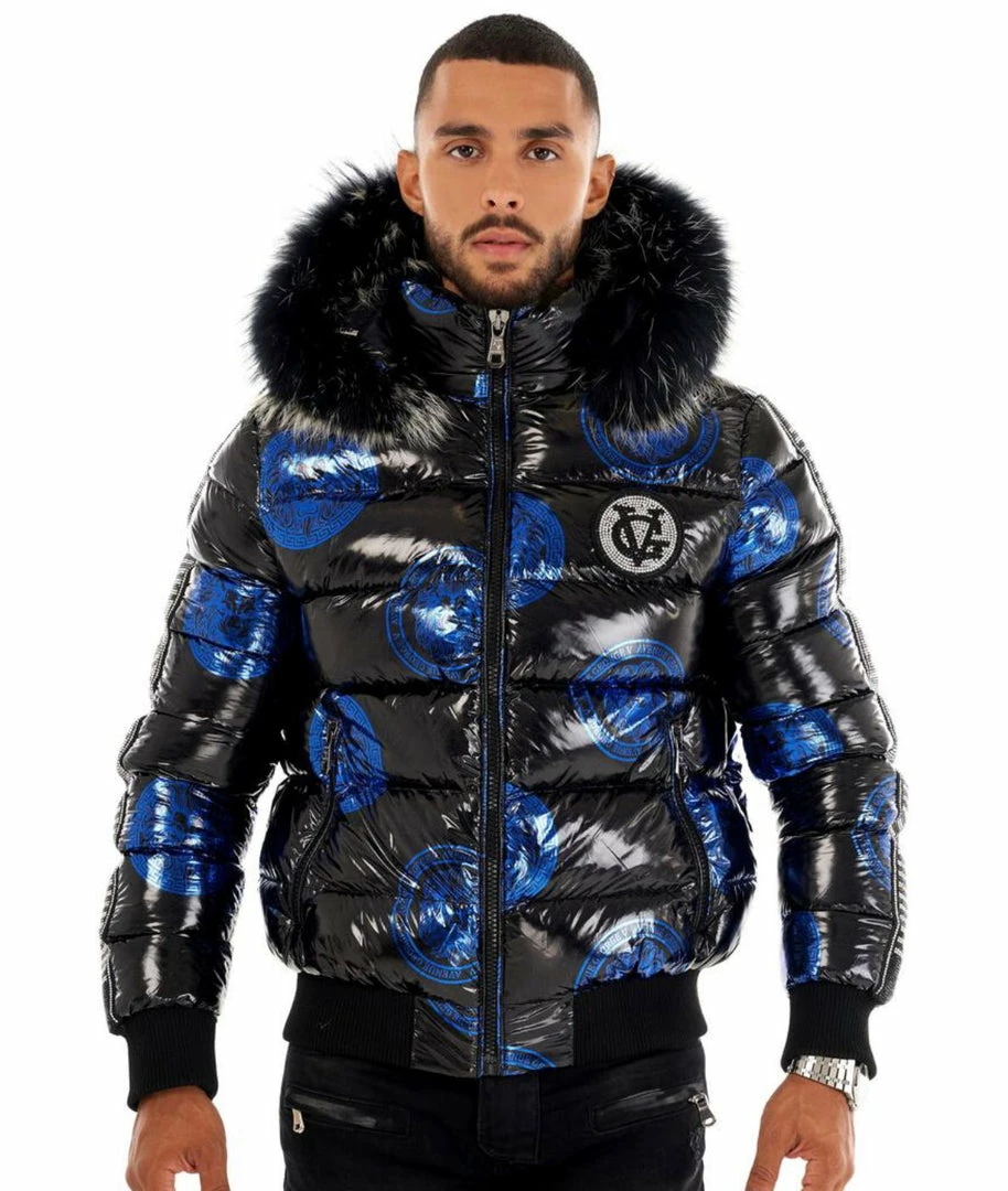 Avenue George (black/royal Blue Gv Puffer Jacket) 3 Avenue George (black/royal Blue Gv Puffer Jacket)