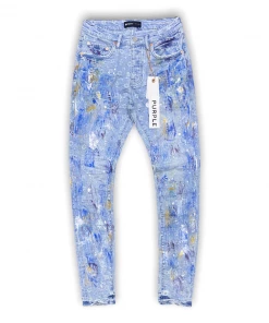 Purple Brand (paint Over Light Bleach Jacquard Monogram)