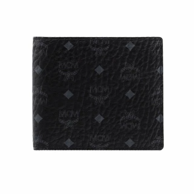 New Arrivals MCM (Black Bifold Wallet In Visetos Original) 3 New Arrivals MCM (Black Bifold Wallet In Visetos Original)