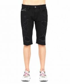 Cult Of Individuality (jet Black Rocker Short) New Arrivals