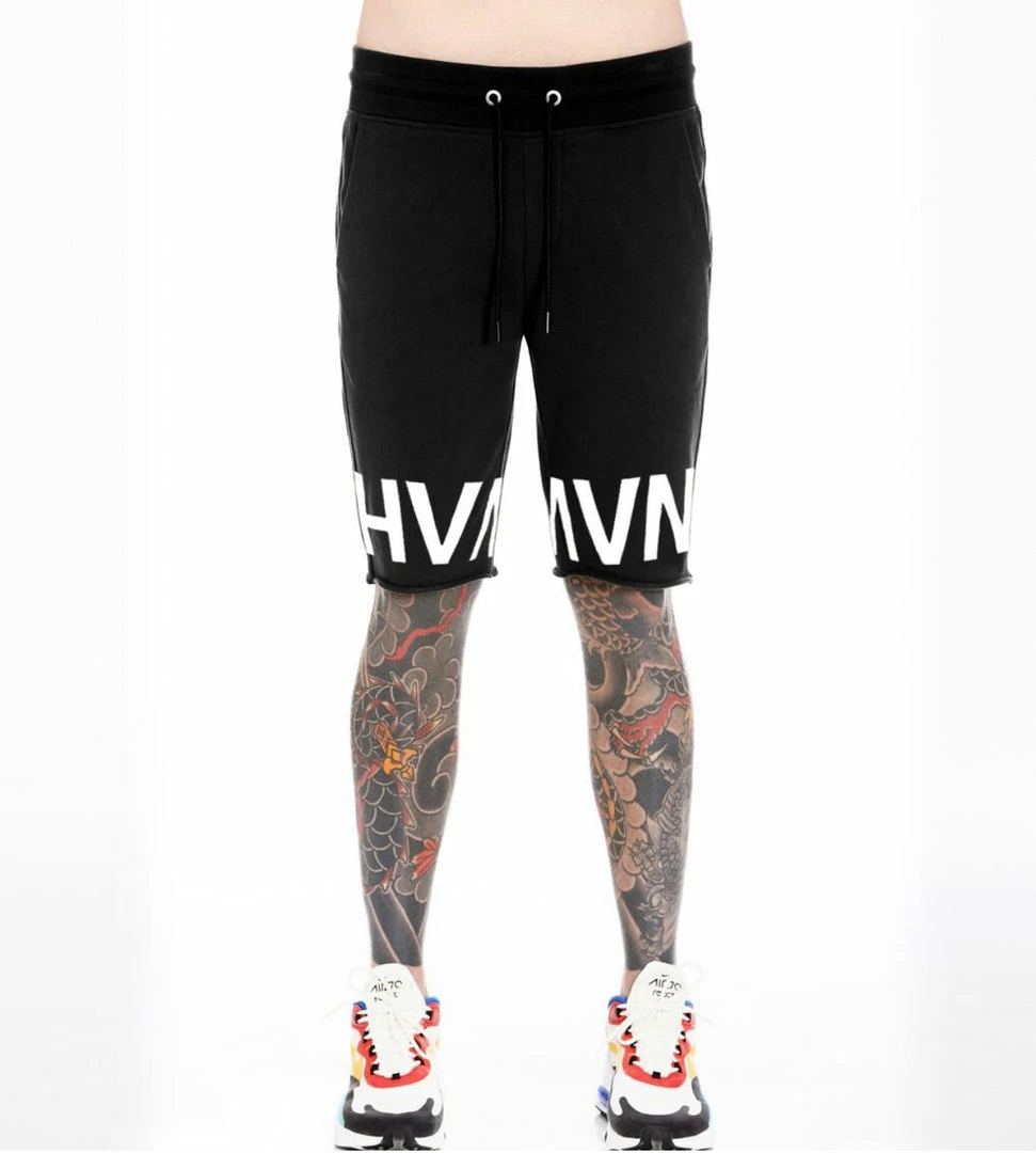 Hvman (black French Terry Sweat Short) New Arrivals 3 Hvman (black French Terry Sweat Short) New Arrivals