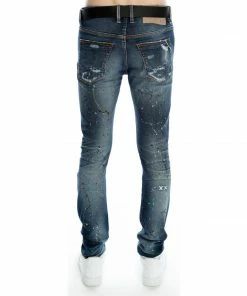 Cult Of Individuality (blue Punk Super Skinny Jean) New Arrivals