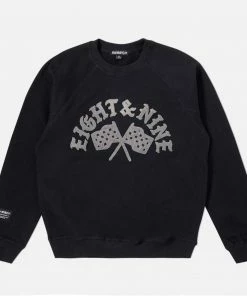 Eight & Nine Eight Nine (black & Flash Crewneck Sweatshirt) New Arrivals