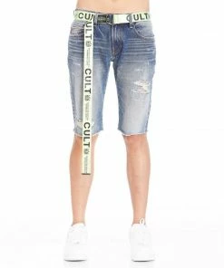 Cult Of Individuality (blue Rocker Belt Cut Stoke Short)