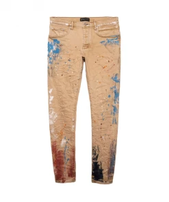 New Arrivals Purple Brand (sandstone Paint Splatter Jean)