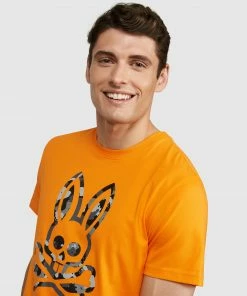 Psycho Bunny (men’s Orange Howgate Graphic T-shirt) New Arrivals