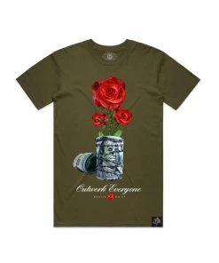 Hasta Muerte (army “barbed Wire Money T-shirt) New Arrivals