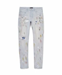 Purple Brand (reverse Indigo Dirty Repair Jean) New Arrivals