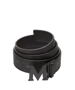 MCM (black Claus M Reversible Belt 1.75" In Visetos) New Arrivals