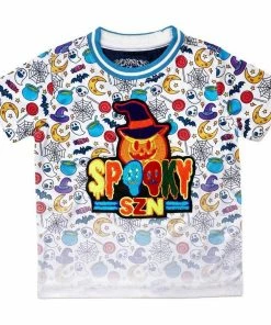 New Arrivals Elite Denim (kids White “spooky T-shirt)