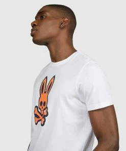 New Arrivals Psycho Bunny (white Mens Jordan Mesh T-shirt)