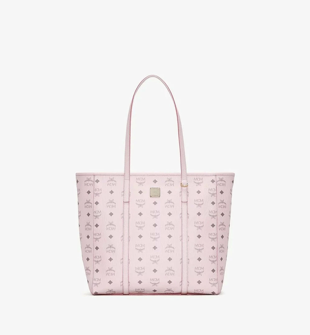 New Arrivals MCM (pink Medium Zipper Toni Shopper In Visetos Bag) 3 New Arrivals MCM (pink Medium Zipper Toni Shopper In Visetos Bag)