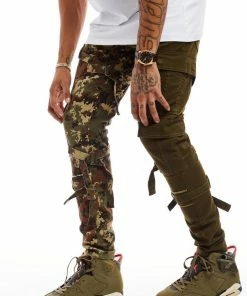 New Arrivals Reelistik Nyc (dark Olive/camo Stripe Jean)