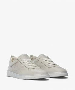 New Arrivals Mcm (Men’s Grey Sustainable Terrain Lo Sneakers In Monogram Leather)