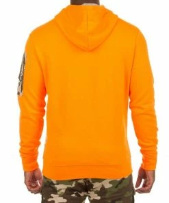 Hustle Gang (Orange Wintry Hoodie) New Arrivals