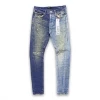 New Arrivals Purple Brand (dirty Mid Drank Indigo Printed Denim Jean)