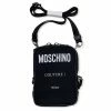 New Arrivals Moschino (black Logo Shoulder Bag)