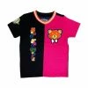 New Arrivals Elite Denim (kids Pink/Orange/black T-shirt)