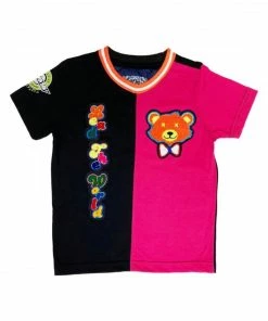 New Arrivals Elite Denim (kids Pink/Orange/black T-shirt)