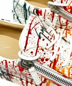 GIUSEPPE ZANOTTI (Bianco Sport Frankie Low Top Sneaker)