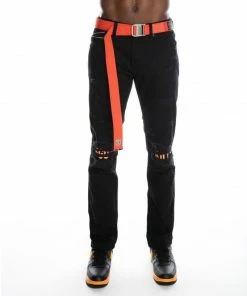 Cult Of Individuality (black Rocker Slim Jean In Sherp)
