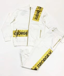 Avenue George (white/gold Jogging Set)