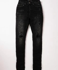 Artmeetschaoz (black/Grey Cut Wash Jean) New Arrivals