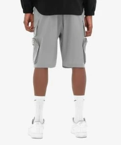 Life Code (Grey Nylon Shorts Cargo Pocket) New Arrivals