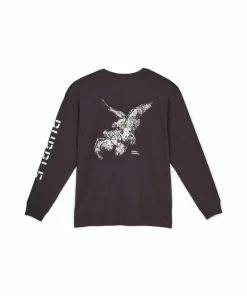 New Arrivals Purple Brand (black Jersey Birds Long Sleeve T-shirt)