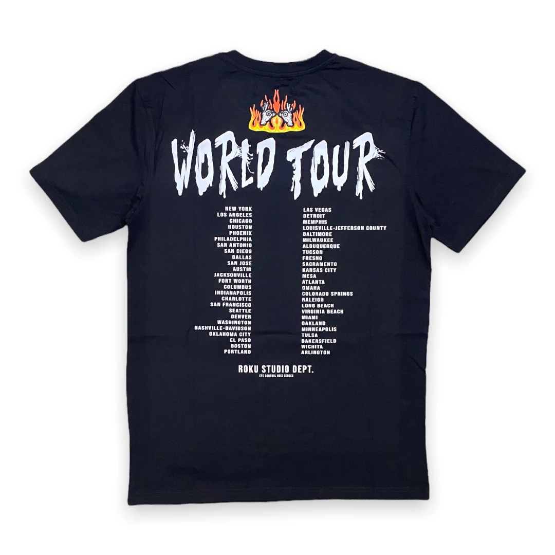 Roku Studio (black “world Tour T-shirt) New Arrivals 4 Roku Studio (black “world Tour T-shirt) New Arrivals