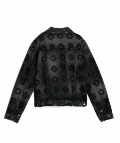 Purple Brand (black Full Monogram Denim Jacket)