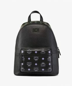 Mcm (Stark Backpack In Color Splash Logo Leather)