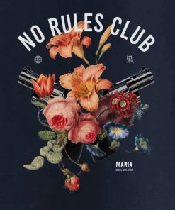New Arrivals Maria By Fifty (navy “ No Rule Club Hoodie)