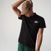 Lacoste (Mens Black Sport Cotton Blend Polo)