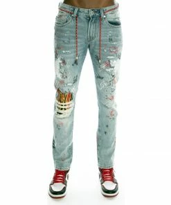 Cult Of Individuality (blue/multi Denim Jeans) New Arrivals